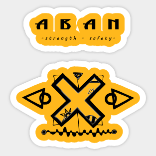 Aban-safety-strength Sticker